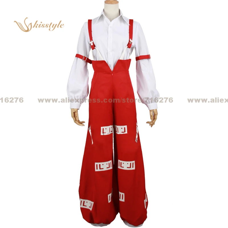 Kisstyle Fashion Touhou Project Toho Project Shrine Maiden Imperishable Night Fujiwara no Mokou Uniform Clothing Cosplay Costume