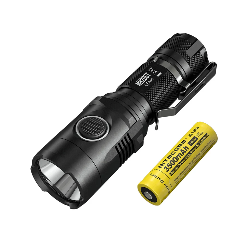 MH20GT NL1835 NITECORE MH20GT USB непосредственно заряжаемый фонарик CREE XP-L HI V3 max 1000 люмен луч бросок 362 м уличный фонарик ручной фонарь - Испускаемый цвет: MH20GT NL1835
