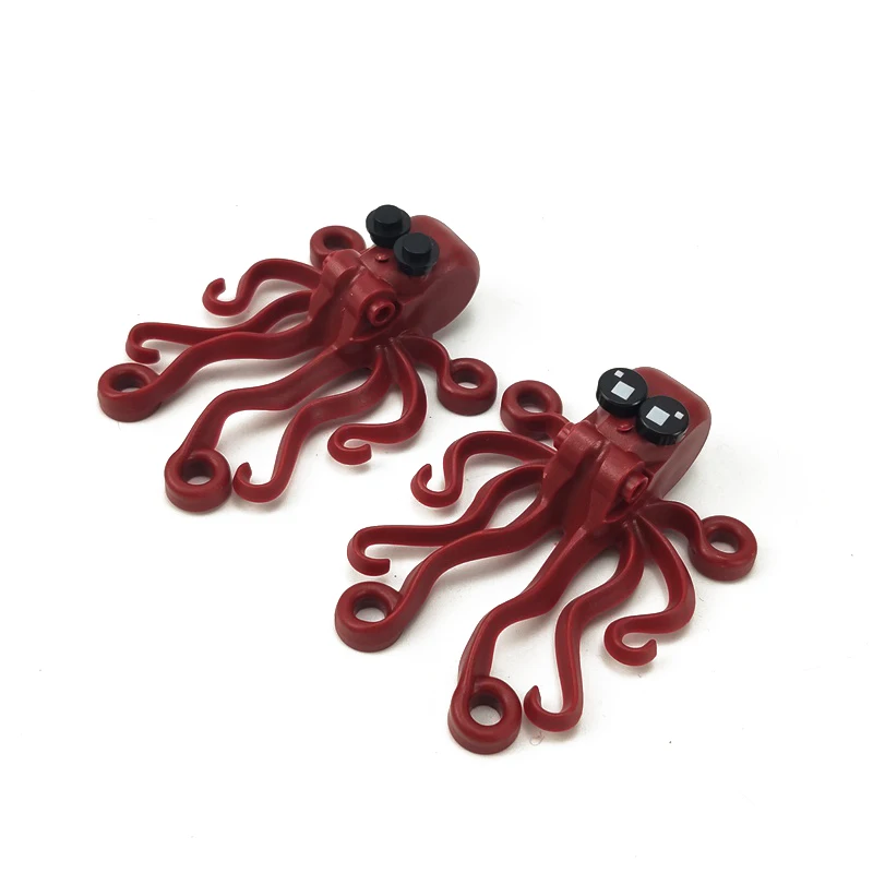 MOC аксессуары строительные блоки с животными Развивающие детские игрушки замком