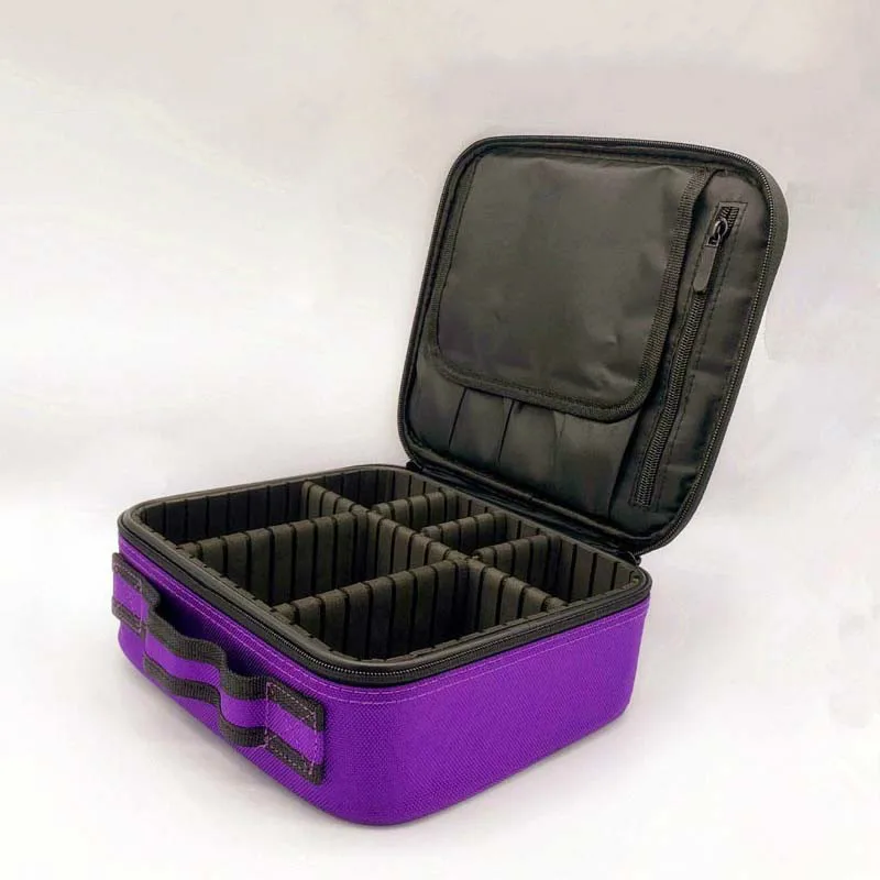 

Women New Travel Makeup Bags Purple Professional Cosmetic Storage Organizer Make up Case For Cosmetics Pouch Beautician Suitcase