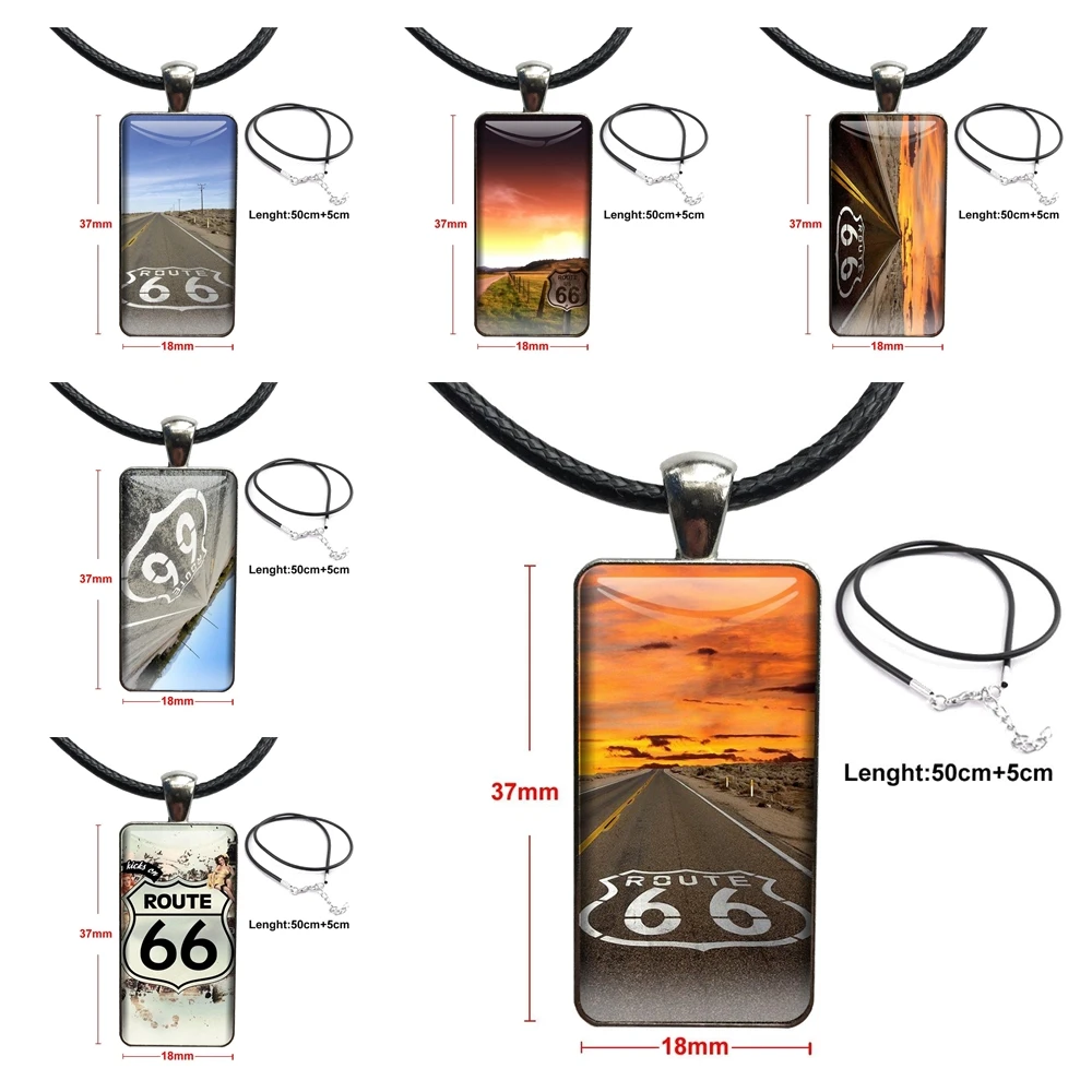 Для девочек дорога 66 Калифорния США Одежда высшего качества старинные ювелирные