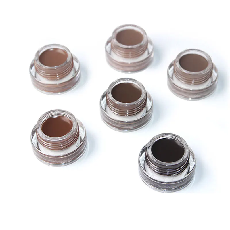 Pомада для бровей с кисточкой - долговременный гель для окрашивания бровей, усилитель и формирователь бровей, который наполняет их форму KG66.