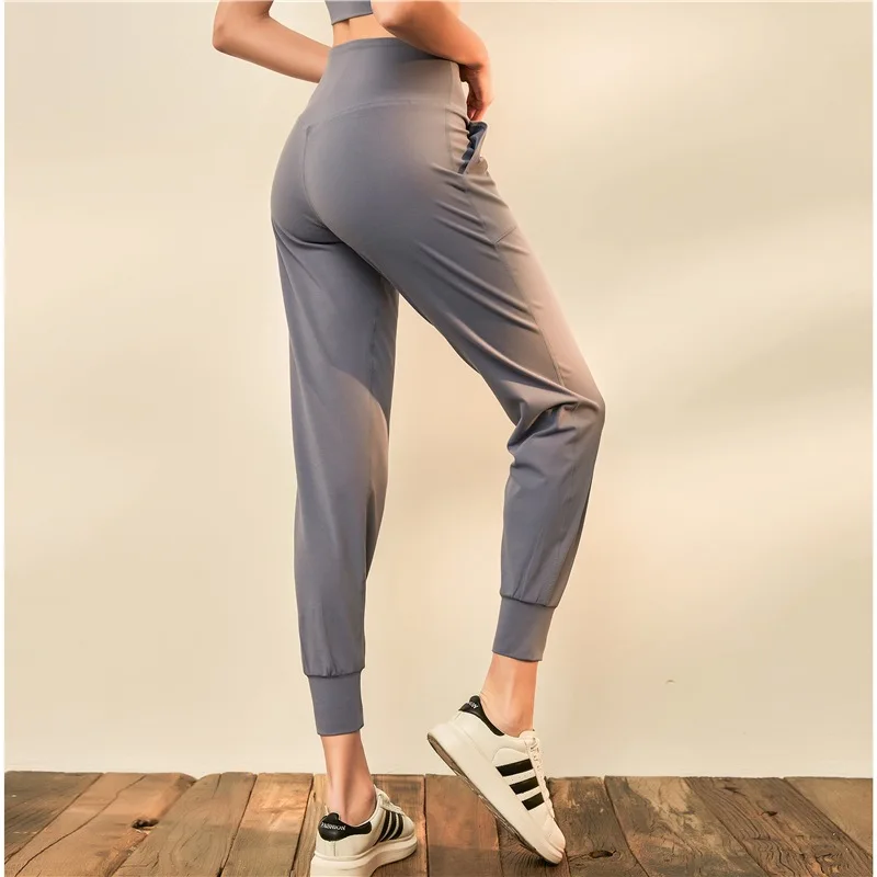 Женские мягкие свободные Леггинсы для йоги фитнеса спортзала дышащие