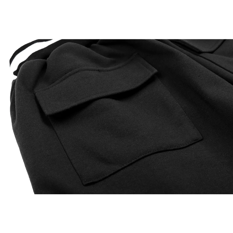 Шорты Askyurself мужские и женские повседневные короткие штаны с кулиской черные