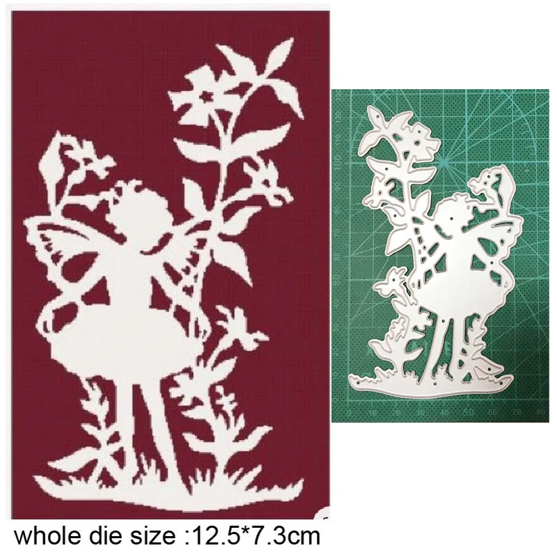 

Flower Angel Tree New 2021 Metal Cutting Dies for DIY Scrapbooking Paper and Card Making Decorative Embossing Die Cut Craft dies