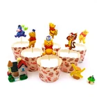 Топпер для торта в виде медведя Винни, 24 шт.