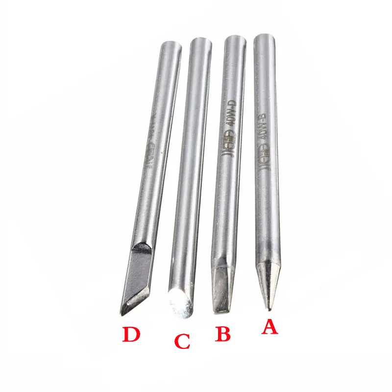 

Electric Soldering Solder Iron Bit Tips Head For Soldering Repair Station 40W Dia for Welding Tool 4 Types Choice
