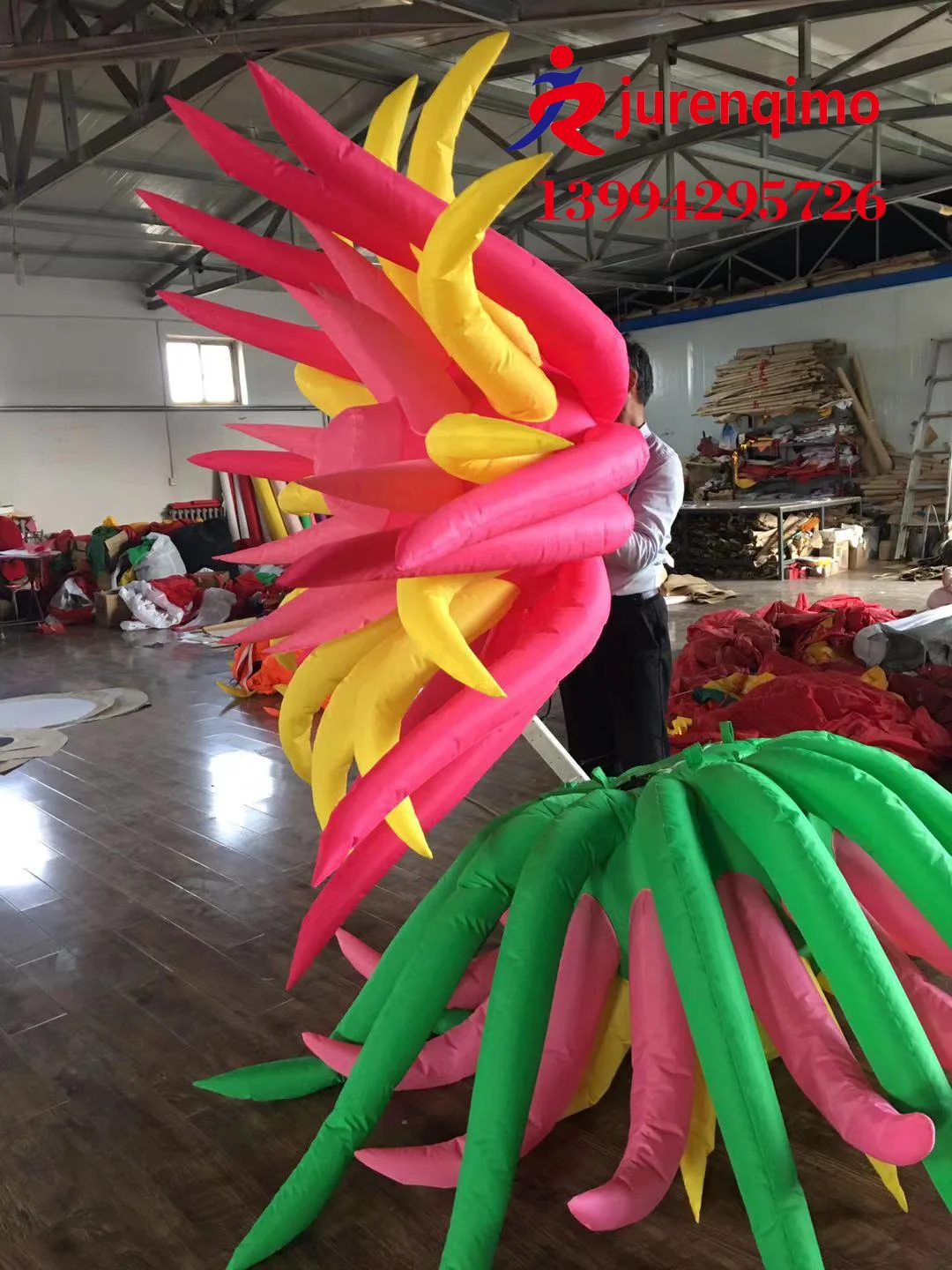 

Inflatable advertisement flower grass jungle inflatable flower bar decoration party props