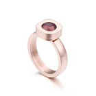 2020 новейшие дизайнерские ювелирные изделия цвета розового золота для помолвки женщин красочные кольца для девочек