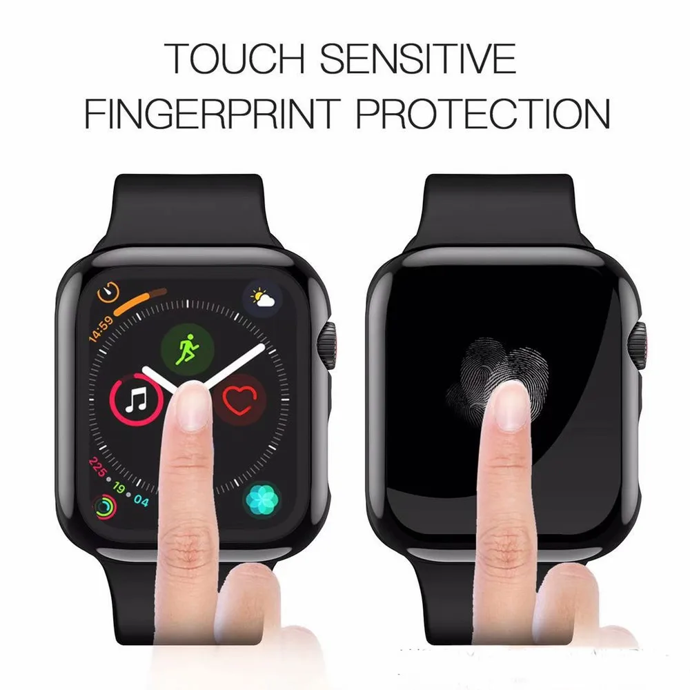 3D полнослойная стальная пленка протектор для Apple Watch 4 3 2 1 40 мм 44 38 42 закаленное