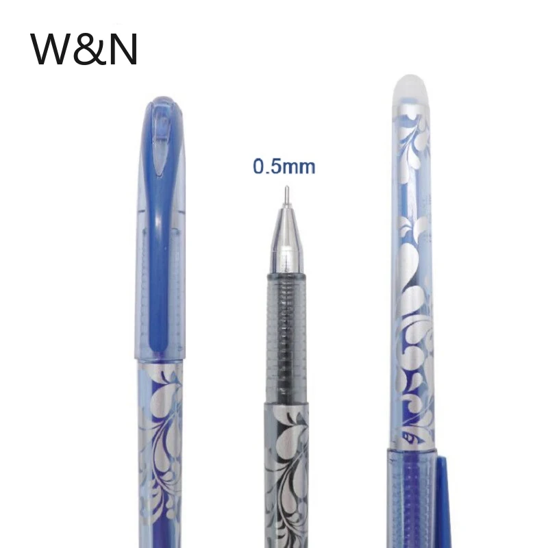 12 шт./компл. Милая гелевая ручка стержень со стираемыми чернилами стираемая