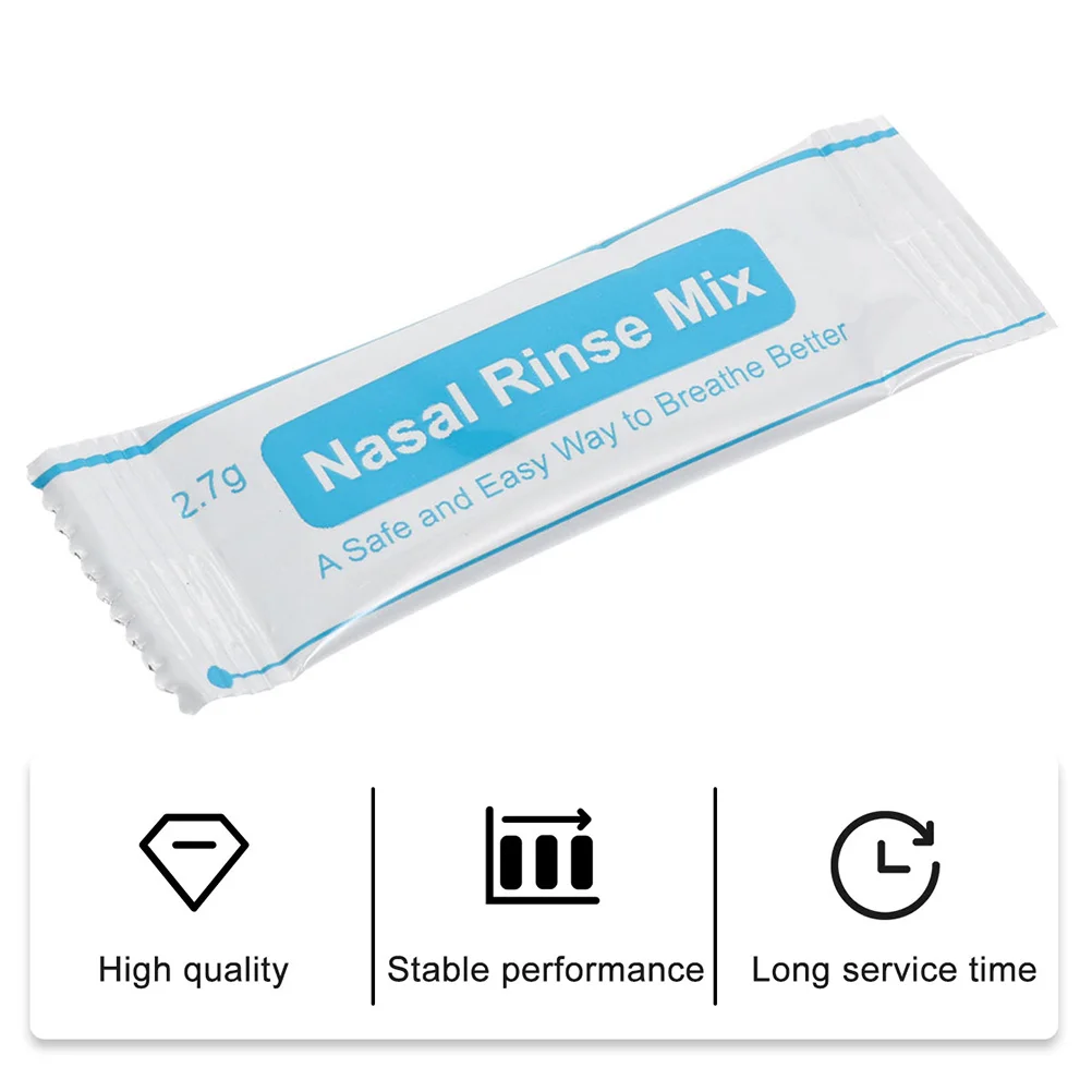 

80pcs Nose Cleansing Salt Nasal Cleaning Salt Nasal Rinse Salt Packets for Outdoor Home