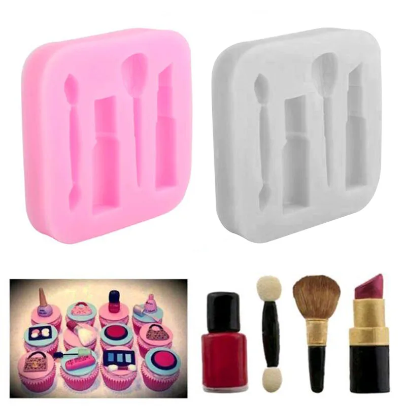 Силиконовая форма для макияжа помады торта 3D мыла шоколада декоративная выпечки