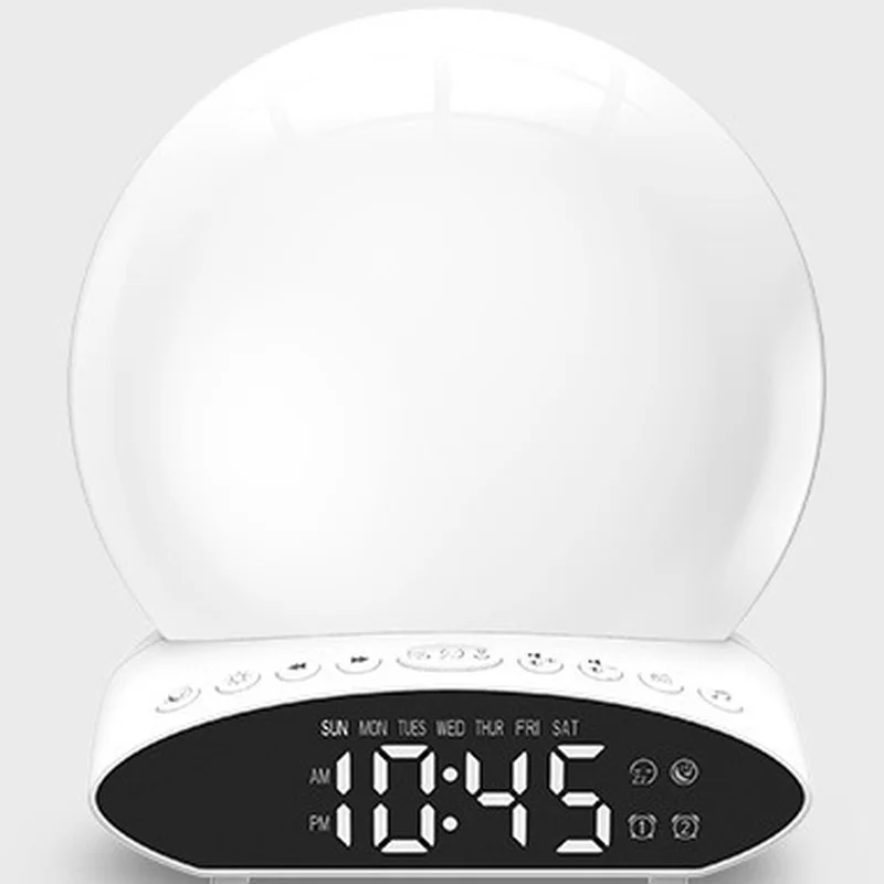 FM-радио Пробуждение светильник свет музыка атмосфера будильник 2020 Новый