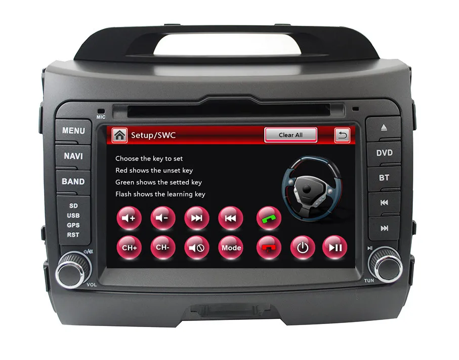 Автомобильный dvd-плеер емкостный сенсорный экран HD 7 &quotдля kia sportage головное