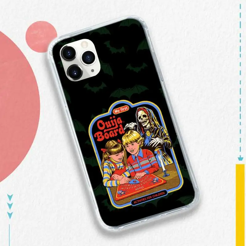 

Funny Halloween Satan Vintage Let's Summon Demons Phone Case for iPhone 11 12 pro XS MAX 8 7 6 6S Plus X 5S SE 2020 XR