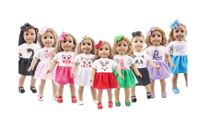 Кукла Прекрасный платье костюм подходит для 18 дюймов американская девочка кукла