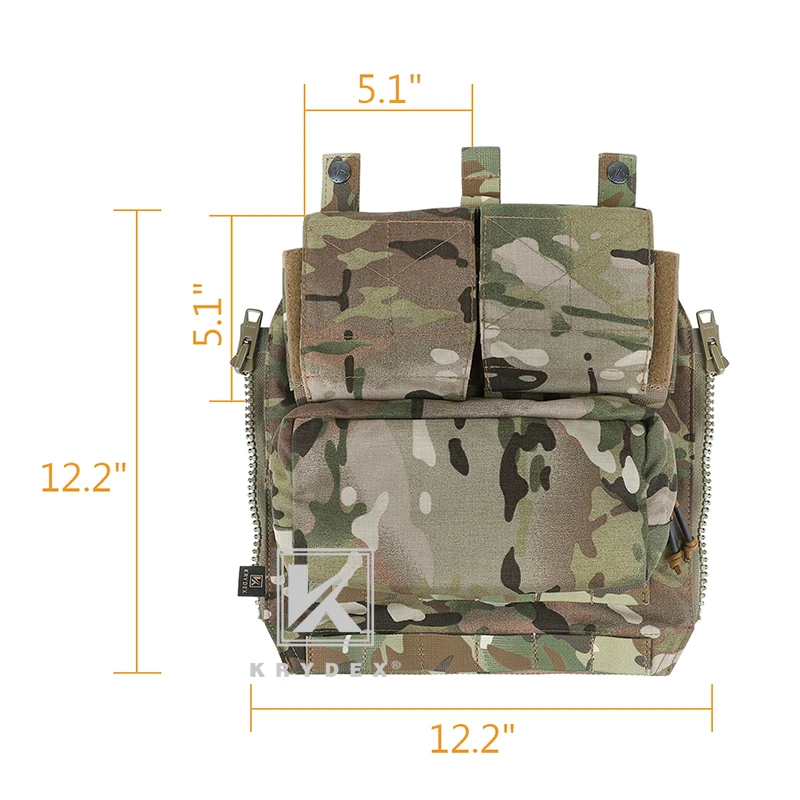 KRYDEX тактический пакет на молнии Панель рюкзак для КПК НЦЧП AVS JPC2.0 жилет боевое
