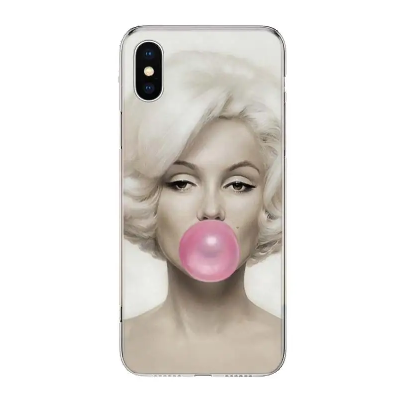 Чехол для телефона с изображением девушки Мэрилин Монро Iphone 11 12 13 Pro Max 6X8 6S 7 Plus XS + XR