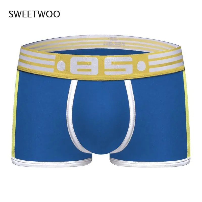 

2Pcs/multiple Bs Cotton Boxer Shorts Men's Adjustable Underwear Set Gay Sexy Underwear Men's Boxer Shorts 5 Colors