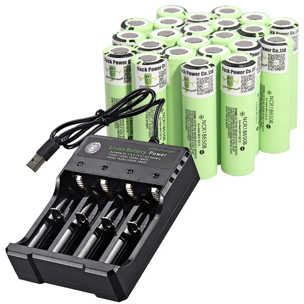 18650 Аккумулятор Li-Ion батареи перезаряжаемые ncr18650b 3400mah 3 7 V литий-ионный