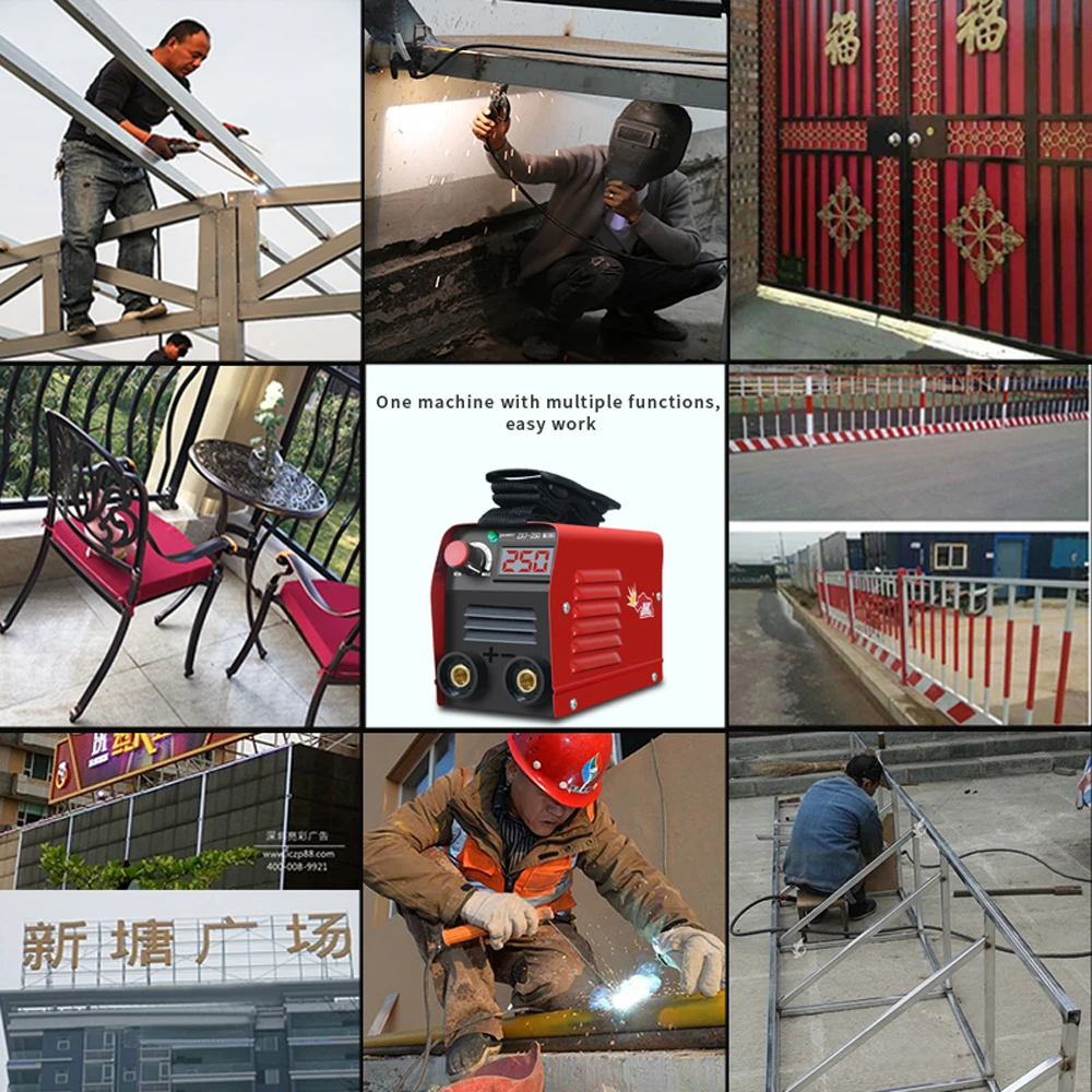 Портативный бытовой электрический сварочный мини аппарат 20 250 А регулируемое