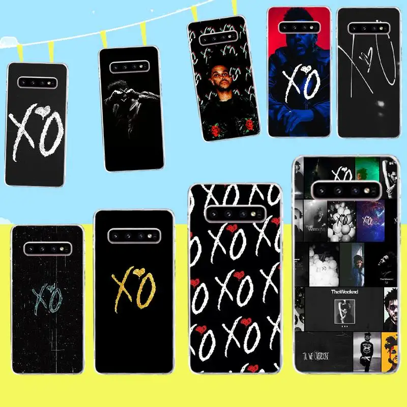 Мягкий черный чехол для телефона PENGHUWAN The Weeknd XO Samsung S9 plus S5 S6 S7 edge S8 S10 plus|Бамперы| |