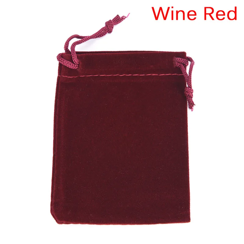 

10 pcs 7x9cm Velvet Drawstring Pouches Jewelry christmas Gift Bag packing Bags