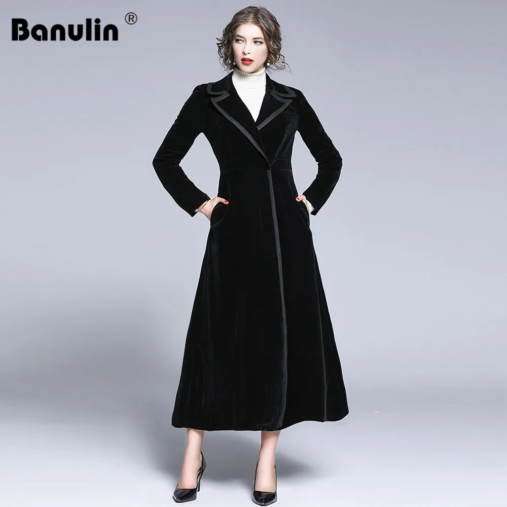 Новинка 2019 зимний подиум дизайнерский женский винтажный зазубренный воротник