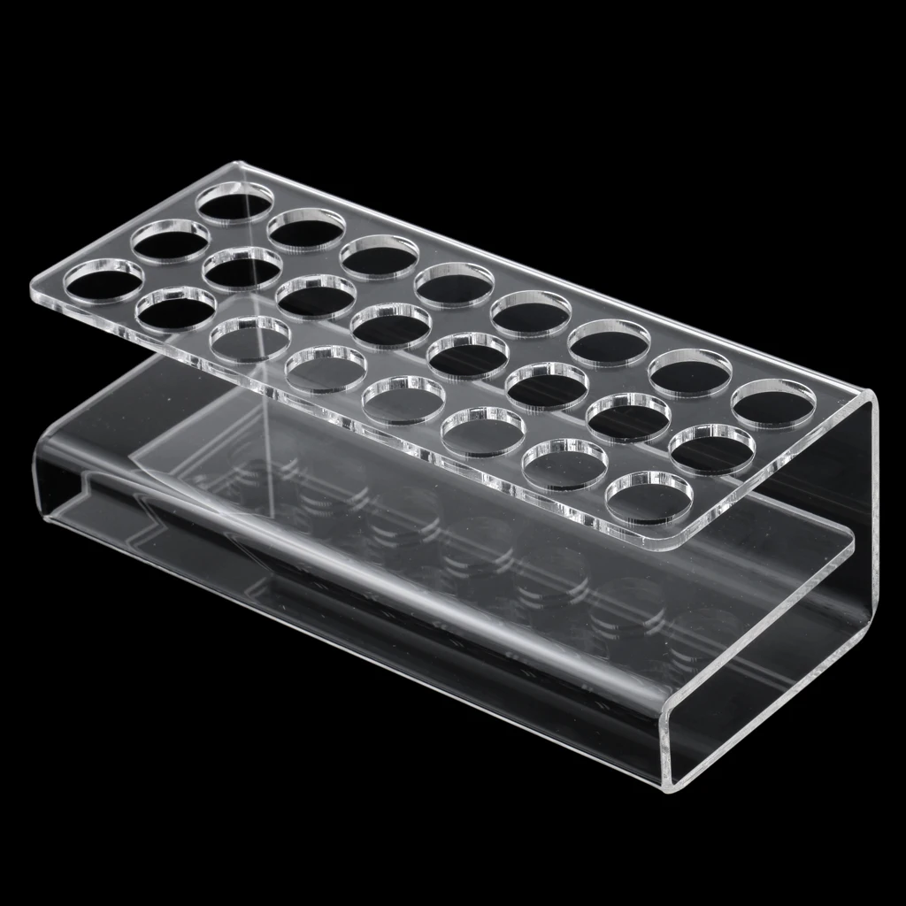 Акриловая подставка для губной помады 24 слота органайзер косметики стойка ручек