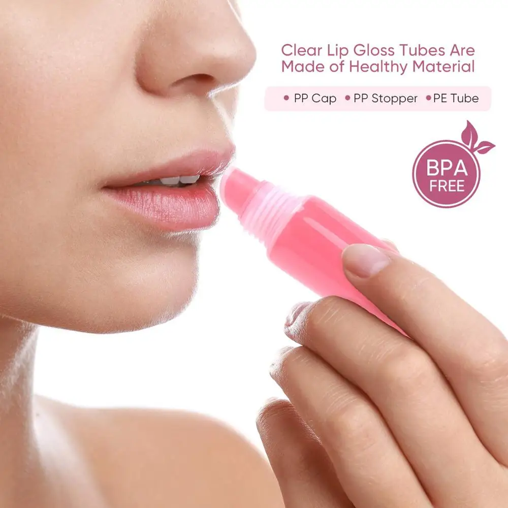 Оптовая продажа пустая губная помада туба прозрачный блеск для губ контейнер