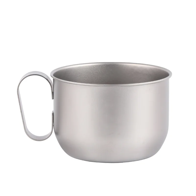 

Outdoor Titanium Cup Pure Titanium Cup Camping Drinking Water Household Office Titanium Coffee Cup 500ML