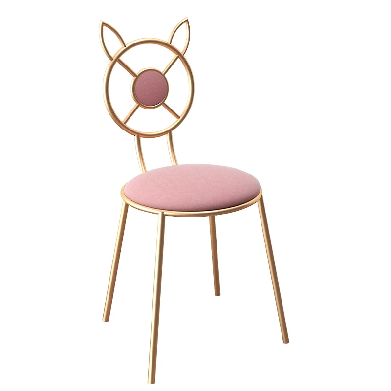 Скандинавский роскошный стул для столовой туалетный столик современный простой