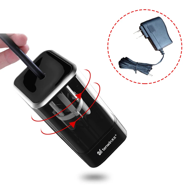 Электрическая точилка для карандашей TENWIN креативные канцелярские