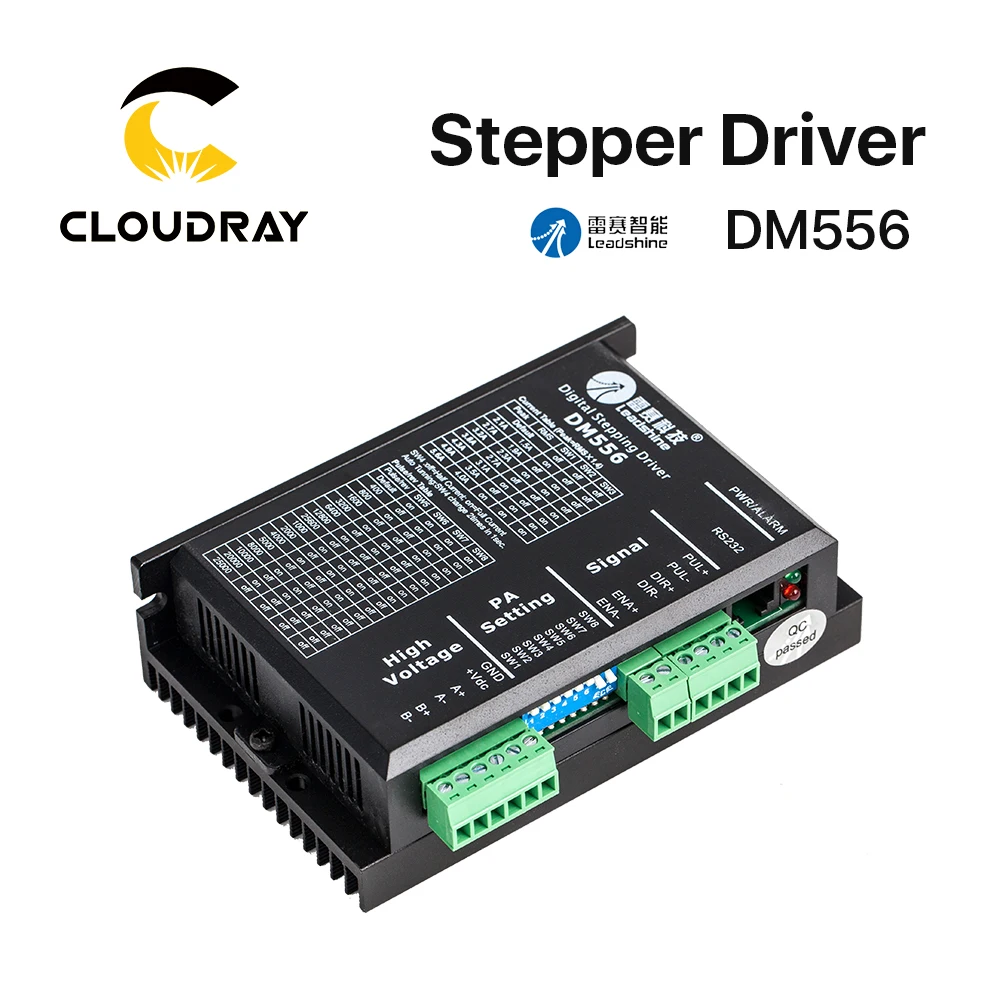 Controlador de Motor Máquina de Gravura 0.5-5.6a para Nema Leadshine Driver Deslizante Fase 20-50vac 17 Nema 23 Cnc Dm556 2