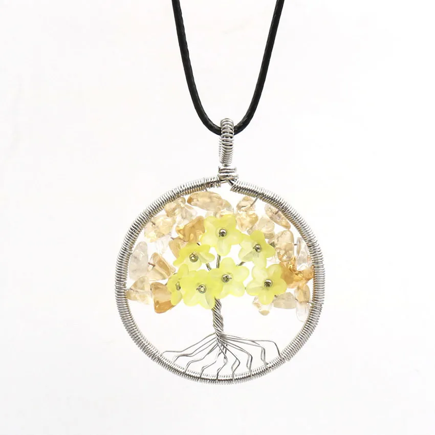 Уникальное посеребренное ожерелье FYJS украшение из вишневого кварца | Украшения и