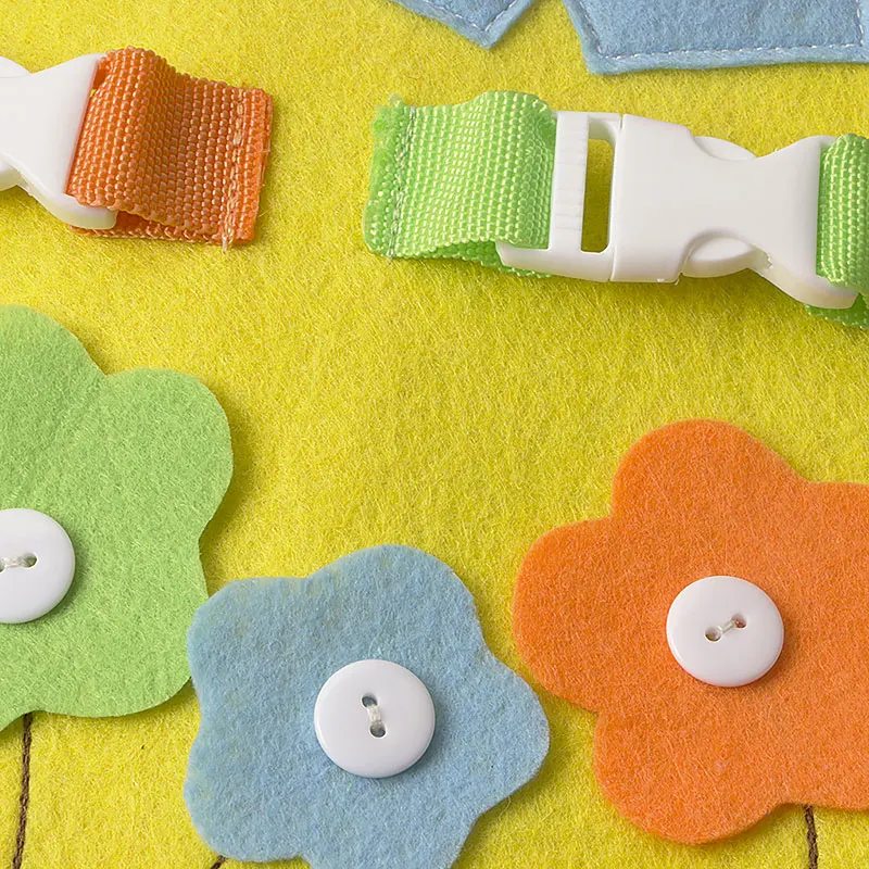 

Kids Montessori Toys Baby Busy Board Buckle Training Essential Educational Sensory Board For Toddlers Ntelligence Development