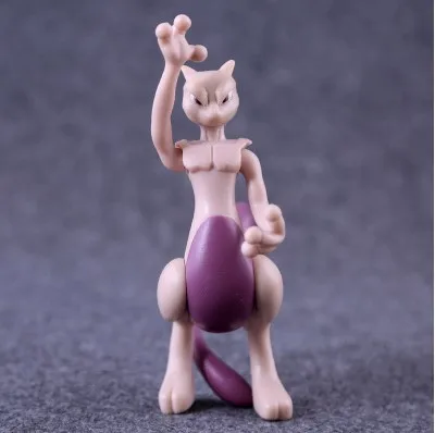 Evolution group Mewtwo Charizard Venus Blastoise аниме экшн-игрушка Покемон Фигурки Коллекция Модель игрушки украшение автомобиля игрушка - Цвет: Лиловый