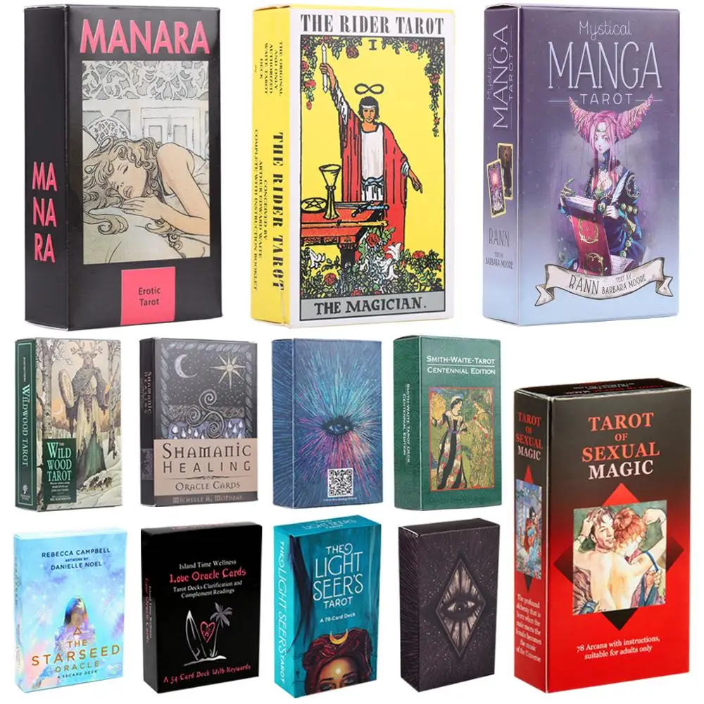 Таро Золотое в стиле модерн классический Oracle Rider Уэйта карты палубная карта плата