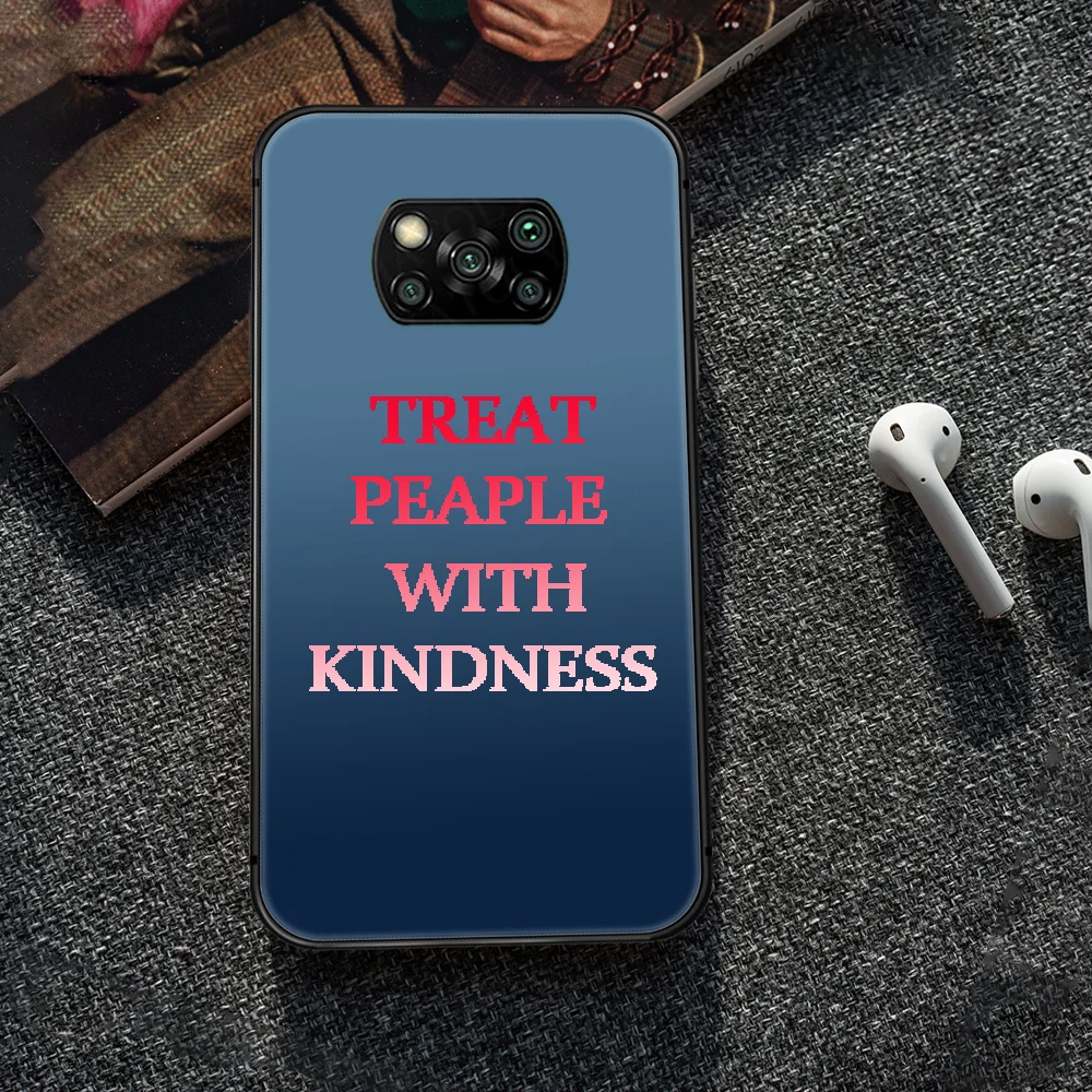 

Treat People With Kindness Harry Styles Phone case Cover Hull For Xiaomi Mi A2 A3 8 9 9T Note 10 Se Lite Pro black Prime 3D