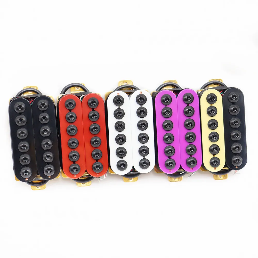

1pcs Ceramic Magnet Electric Guitar Humbucker Pickup Set, Bridge and Neck Invader Style