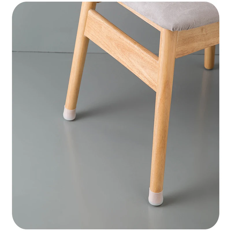 

Silicone Chair Cover Round Square Table Leg Protection Cover Mute Antiskid Table Foot Pad Wear Resistant Protective Wood