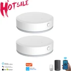Умный датчик температуры и влажности ZigBee, приложение TuyaSmart Life, работает с концентратором Zigbee через Alexa Google Home, умный дом