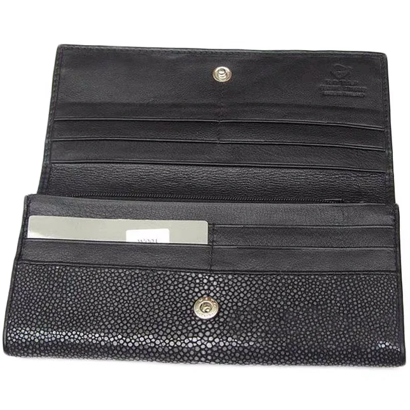 Унисекс дизайнерский аутентичный песок кожа ската женский мужской двойной