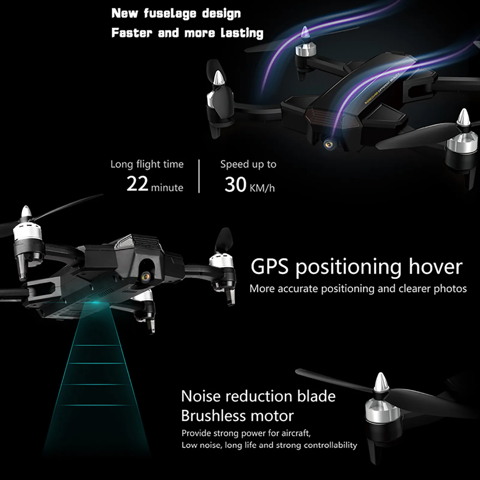 

ZD10 5G WIFI FPV GPS Brushless RC Drone 4K EIS HD Camera Quadcopter Optical drone 4k profesional