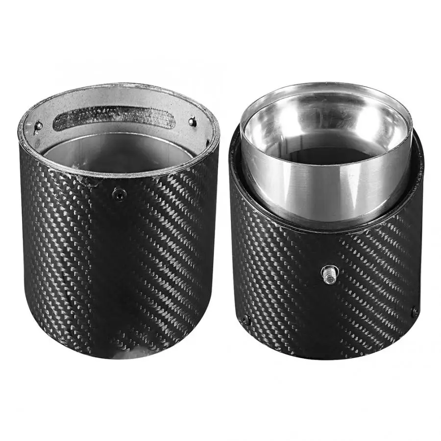 Универсальный автомобильный наконечник выхлопной трубы из нержавеющей стали 3 5