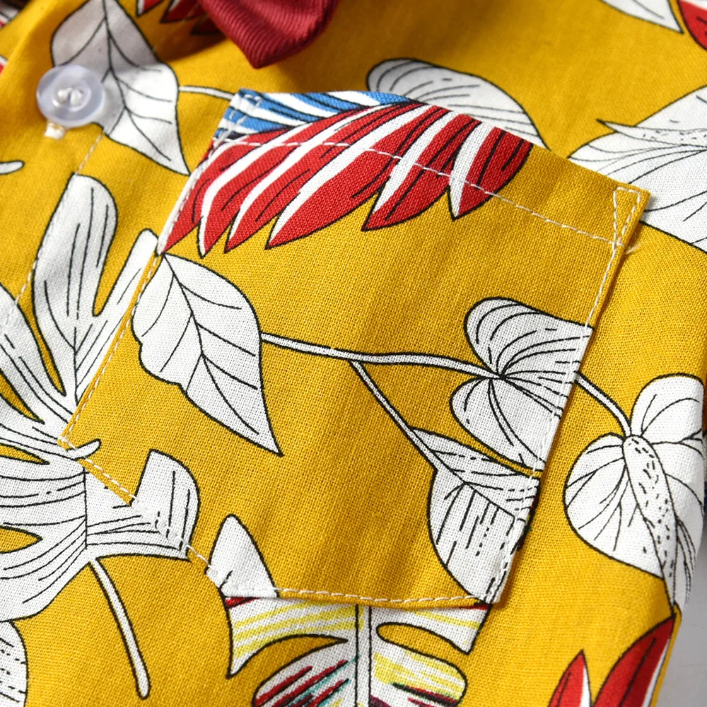 

Summer New Children's Set Foreign Trade Baby Gentleman Set Short Sleeve Shorts In Stock Baby Boy Clothes Set