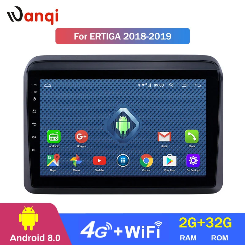GPS навигационная система 4G Lte 9 дюймов Android 8 0 для Suzuki ERTIGA 2018 2019 автомобильный DVD