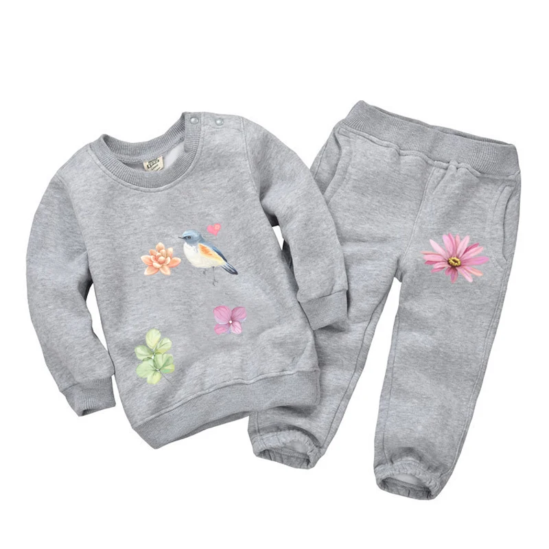 Красивые железные патчи с цветами Мультяшные цветочные птицами для рюкзака