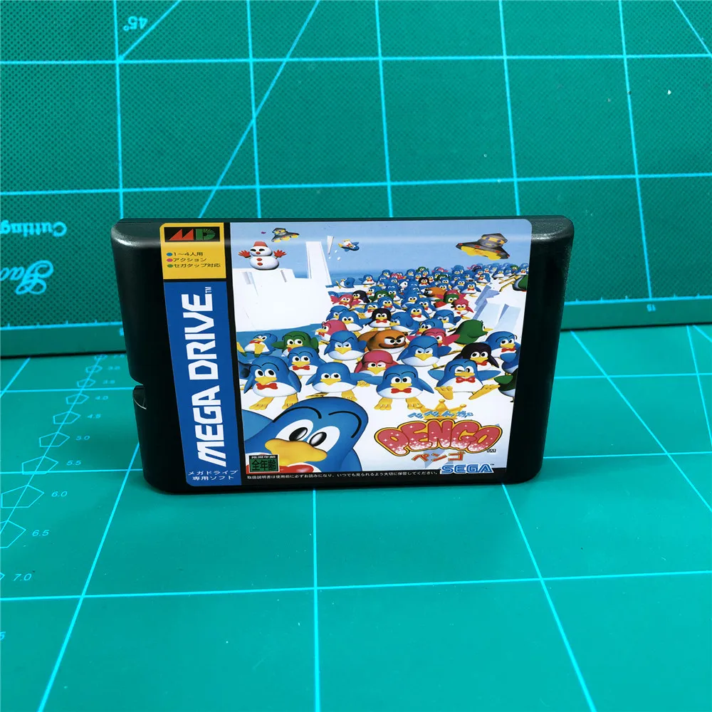 Pengo 16 битный MD игровой Картридж для консоли MegaDrive Genesis|Запасные части| |